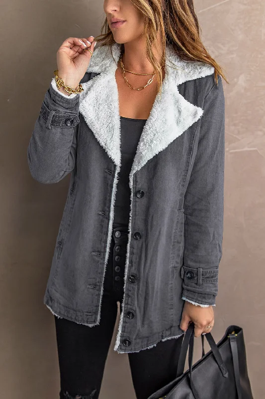 Cozy and Chic Denim Jacket Fleece Jacket Down Jacket Parka