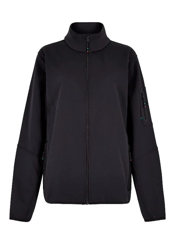 Ibiza Softshell Jacket - Graphite Boat Neck Shawl Collar Notched Collar