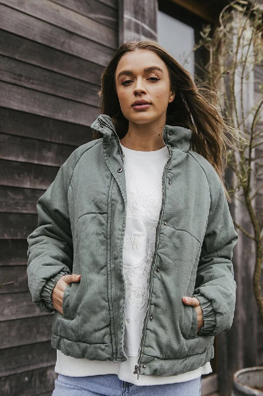 Foxwood Rosalee Jacket Washed Green Notch Collar Jacket Peter Pan Collar Jacket Cowl Neck Jacket Foxwood Rosalee Jacket Washed Green Notch Collar Jacket Peter Pan Collar Jacket Cowl Neck Jacket