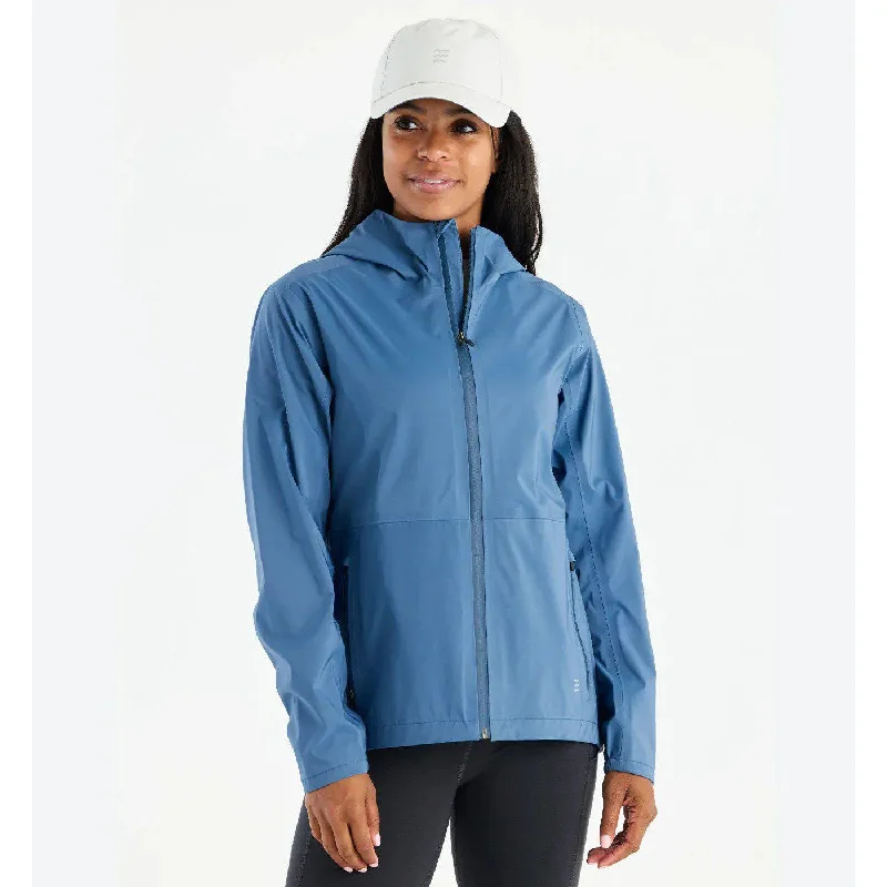 Free Fly Women's Cloudshield Rain Jacket Hoodie Zip-Up Jacket Button-Up Jacket