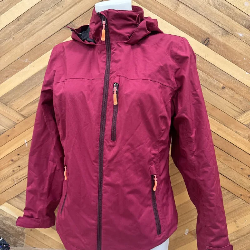 Helly Hansen - Women's Fleece-Lined Shell Jacket - MSRP $240: Dark Pink-women-MD Tailored Jacket Straight Jacket A-Line Jacket