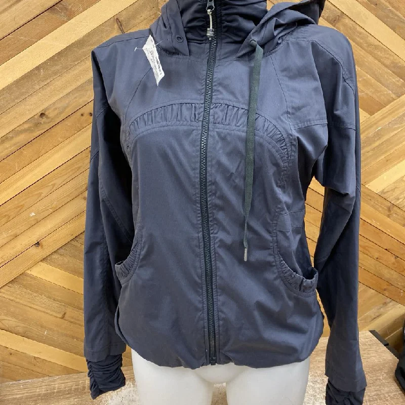 Lululemon- hooded soft shell jacket- MSRP $128 : Grey -women-LG Herringbone Jacket Houndstooth Jacket Plaid Jacket