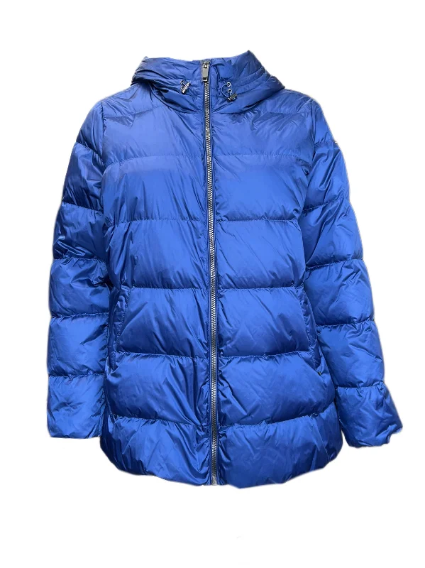 Marina Rinaldi Women's Blue Palladio Quilted Jacket NWT Quilted Jacket Puffer Jacket Insulated Jacket