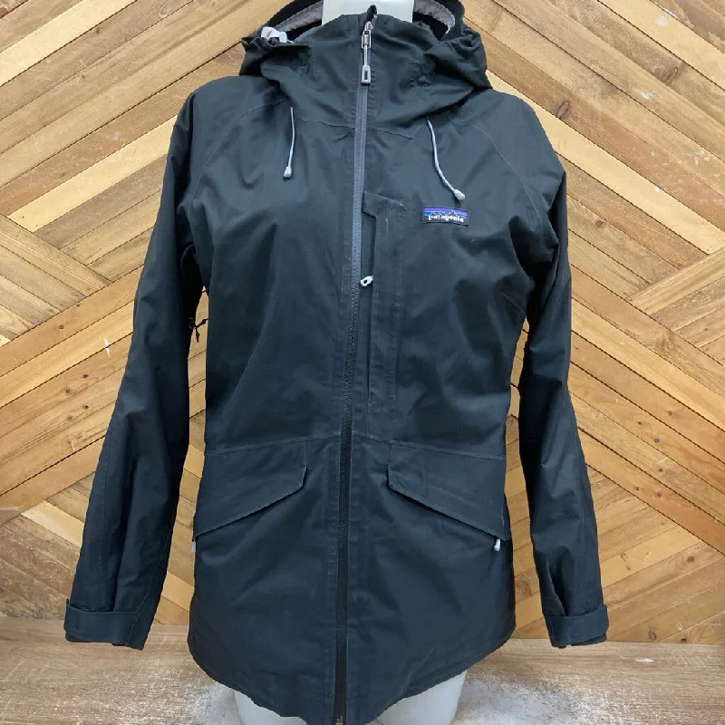 Patagonia - Women's Insulated ski jacket - MSRP compared $389: Black-women-MD Fleece Jacket Down Jacket Parka