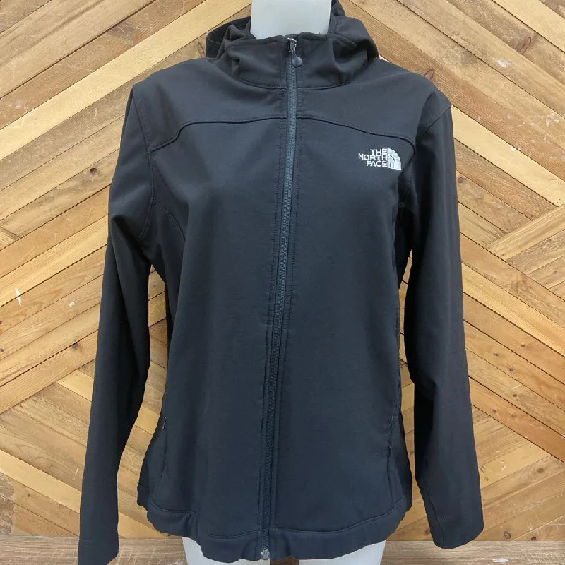 The North Face - Women's Apex Hooded Softshell Jacket - MSRP $240: Black-women-XL Trench Coat Raincoat Waterproof Jacket