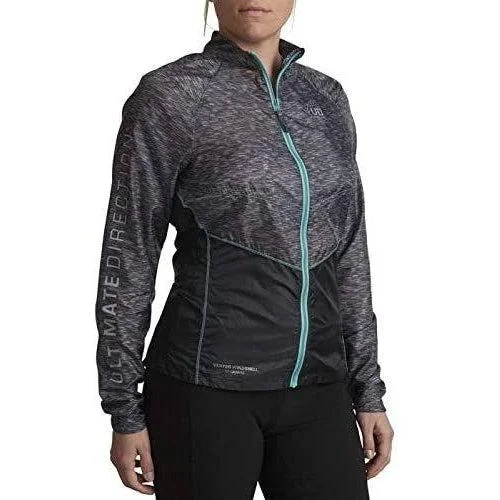 Ultimate Direction Women's Ventro Windshell Running Jacket Hooded Jacket Caped Jacket Shawl Collar Jacket