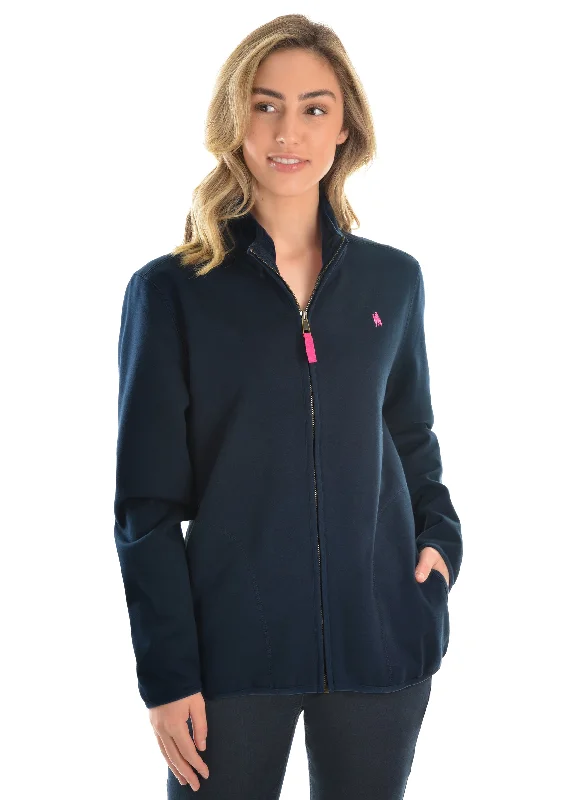 THOMAS COOK WOMENS ZIP THRU FLEECE JACKET Ribbed Jacket Pleated Jacket Ruffled Jacket THOMAS COOK WOMENS ZIP THRU FLEECE JACKET Ribbed Jacket Pleated Jacket Ruffled Jacket