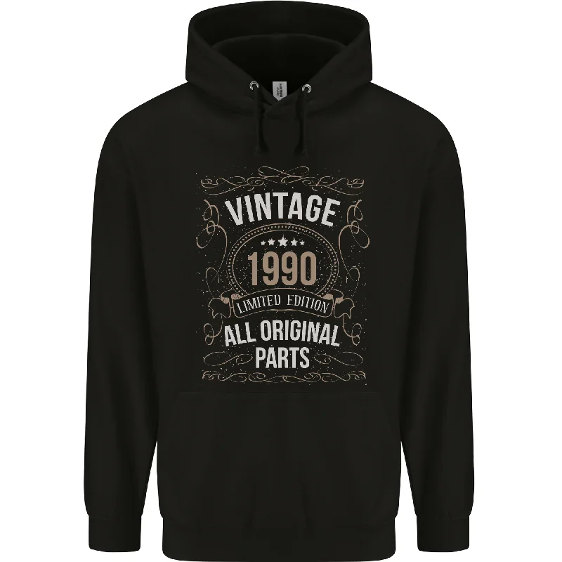 34th Birthday Limited Edition 1990 Mens 80% Cotton Hoodie Hoodie with Drawcord Adjustable Secure