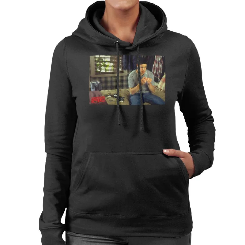 American Pie Jims Protection Women's Hooded Sweatshirt Hoodie with Applique Textured Unique