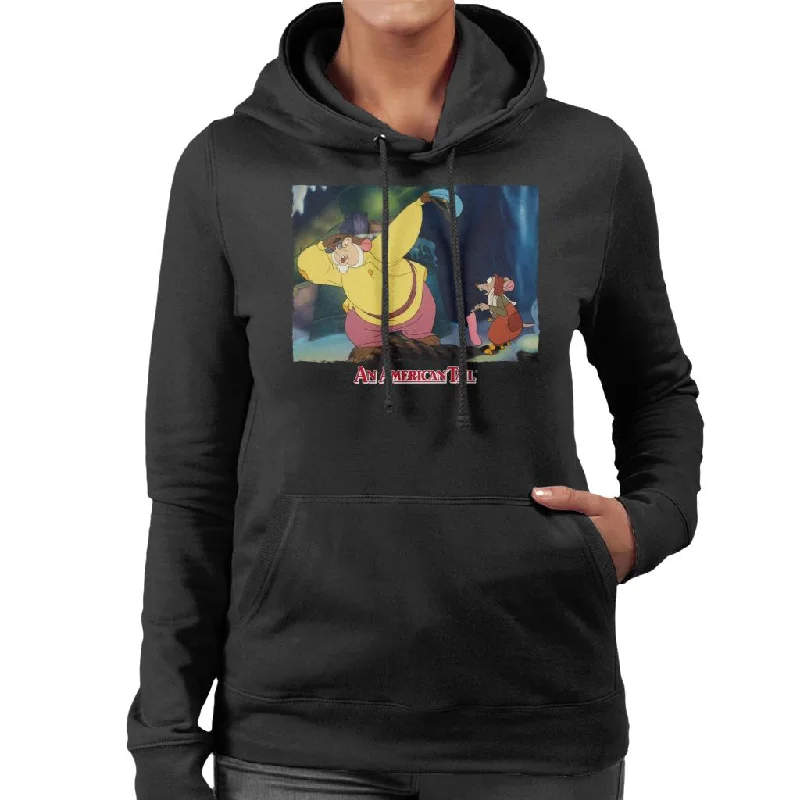 An American Tail Papa Searching Women's Hooded Sweatshirt Hoodie with Drop Shoulder Relaxed Streetwear