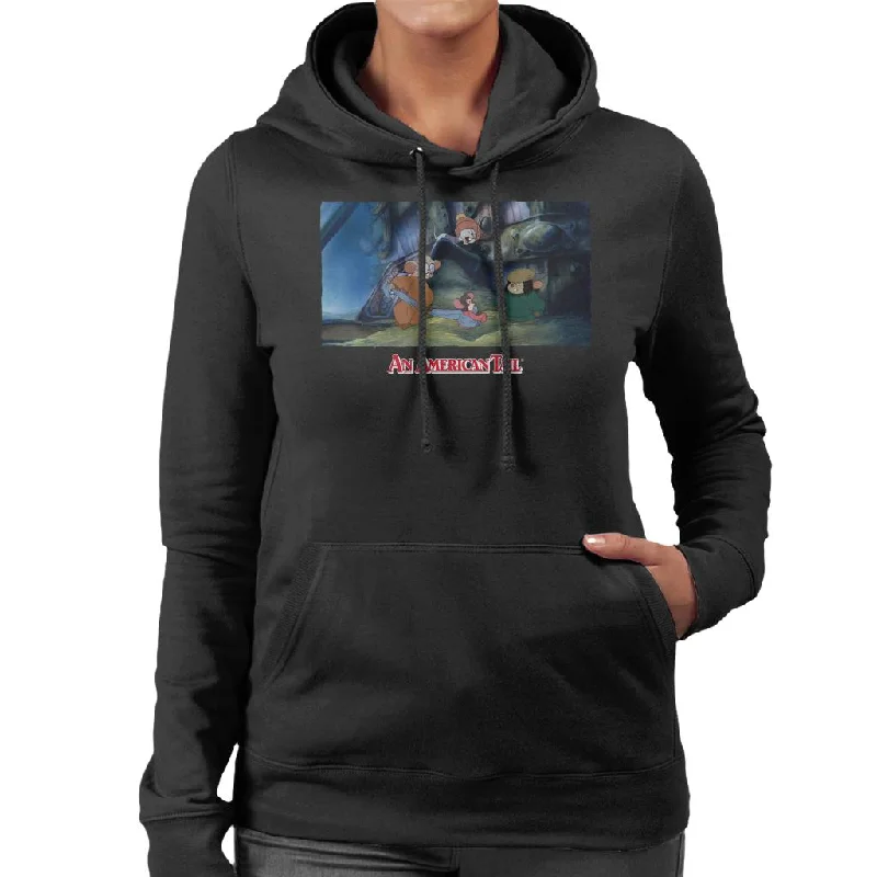 An American Tail The Bullying Orphans Women's Hooded Sweatshirt Hoodie with Hem Drawcord Adjustable Customizable