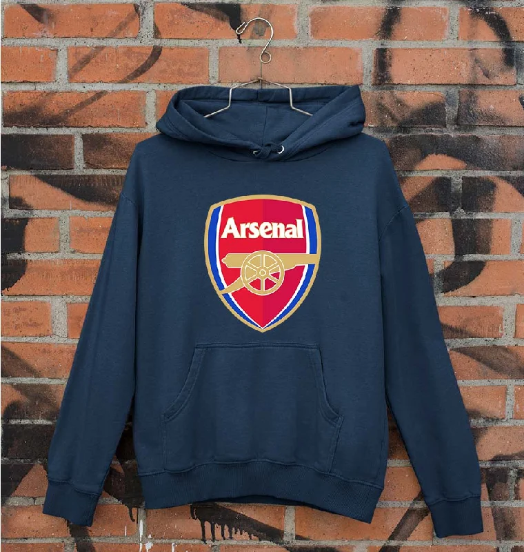 Arsenal Unisex Hoodie for Men/Women Hoodie with Hem Applique Textured Unique