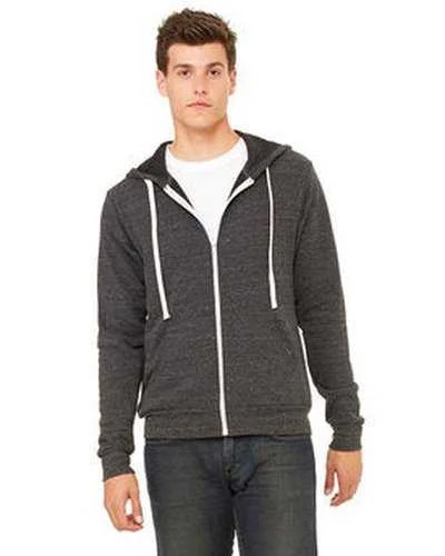 Bella + Canvas 3909 Unisex Triblend Sponge Fleece Full-Zip Hoodie - Charcoal Black Triblend Hoodie with Toggle Buttons Decorative Unique Bella + Canvas 3909 Unisex Triblend Sponge Fleece Full-Zip Hoodie - Charcoal Black Triblend Hoodie with Toggle Buttons Decorative Unique