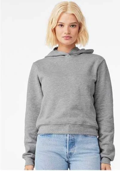 Bella + Canvas 7519 Women's Classic Hoodie - Athletic Heather Hoodie with Half-Zip Sporty Casual Bella + Canvas 7519 Women's Classic Hoodie - Athletic Heather Hoodie with Half-Zip Sporty Casual