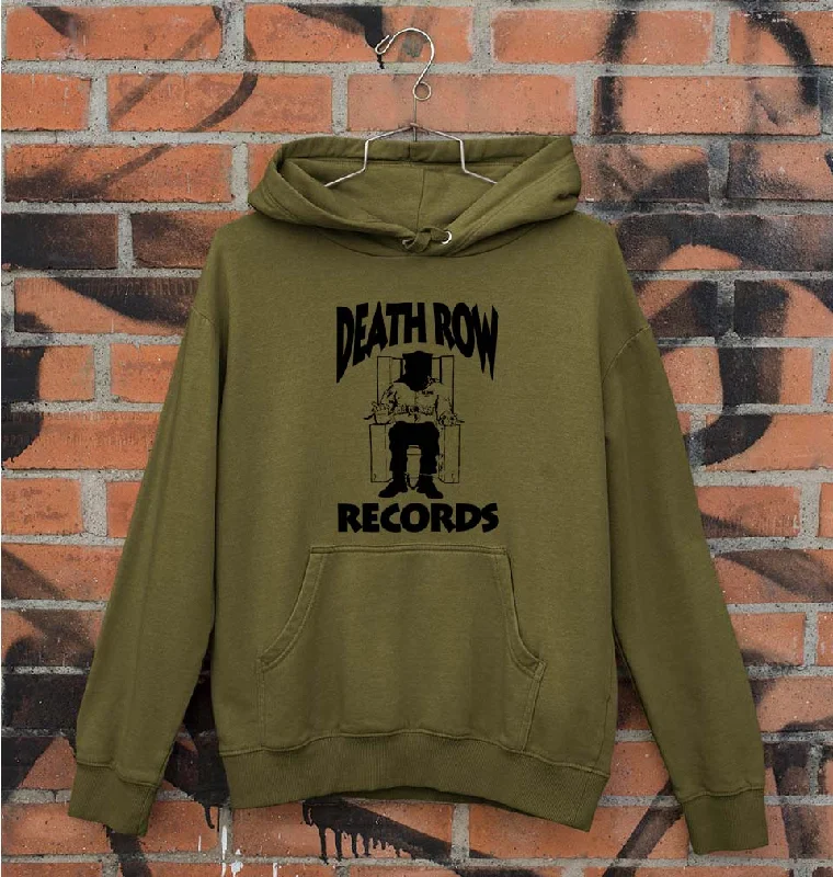 Death Row Records Unisex Hoodie for Men/Women Hoodie with Lace Feminine Delicate