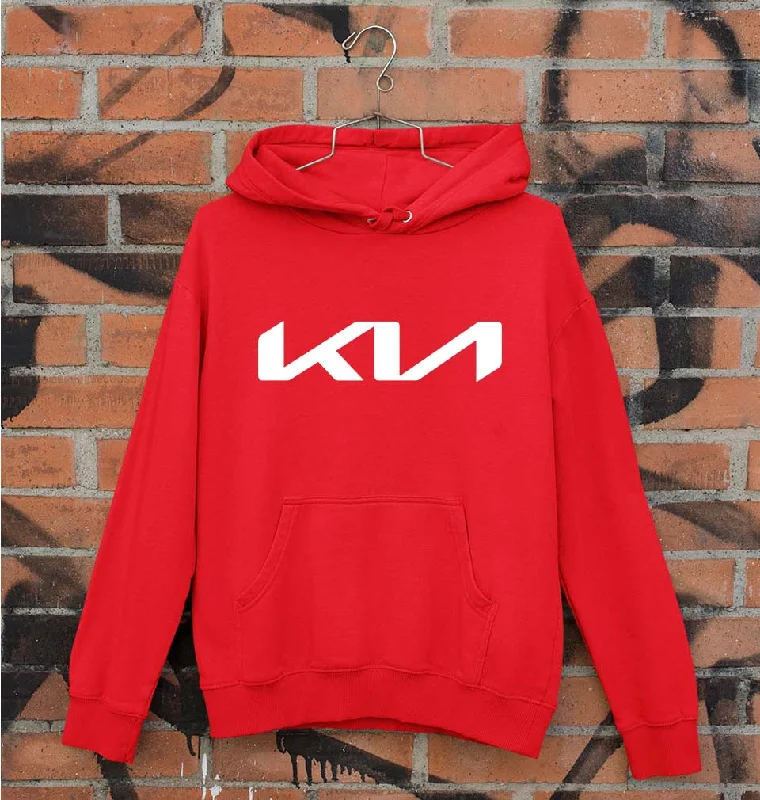 Kia Unisex Hoodie for Men/Women Hoodie with Zipper Placket Modern Functional