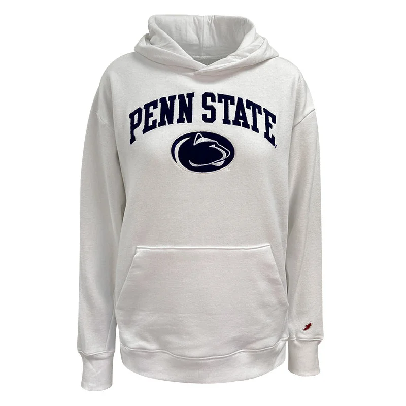 League Ladies Embroidered Penn State Hoodie Hoodie with Rhinestones Sparkly Elegant