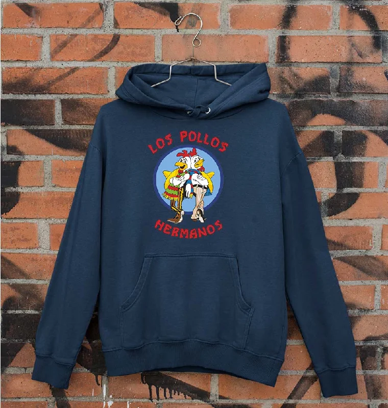 Los Pollos Hermanos Breaking Bad Unisex Hoodie for Men/Women Hoodie with Full-Zip Functional Layering