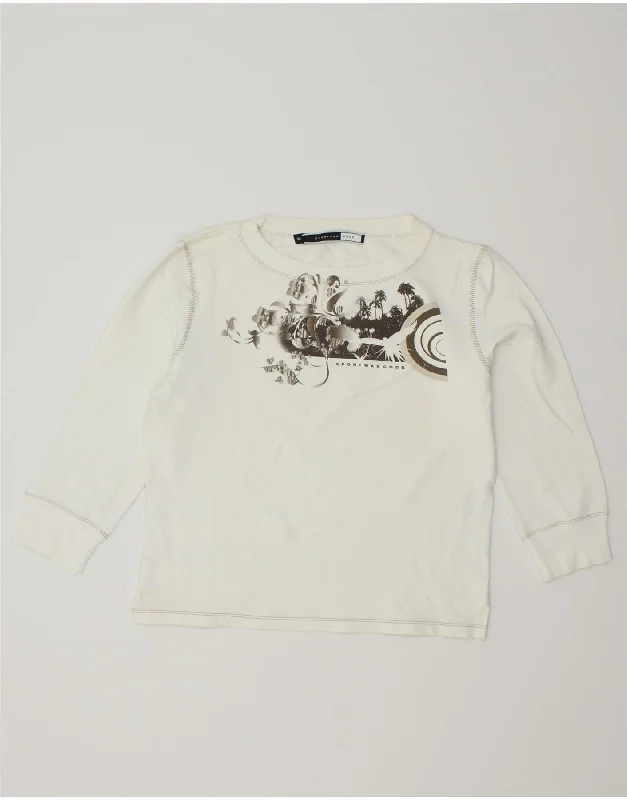 SPORTMAX Girls Graphic Sweatshirt Jumper 12-13 Years XL White Cotton Hoodie with Sequins Glamorous Eye-catching SPORTMAX Girls Graphic Sweatshirt Jumper 12-13 Years XL White Cotton Hoodie with Sequins Glamorous Eye-catching