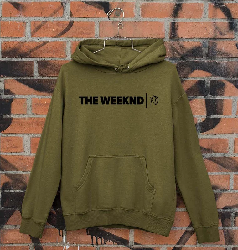 The Weeknd Unisex Hoodie for Men/Women Hoodie with Rolled Sleeves Casual Relaxed