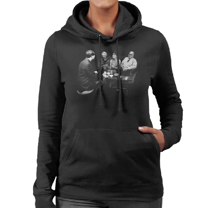 TV Times Dusty Springfield Dave Lanning Interview Women's Hooded Sweatshirt Hoodie with Hidden Zipper Minimalist Clean TV Times Dusty Springfield Dave Lanning Interview Women's Hooded Sweatshirt Hoodie with Hidden Zipper Minimalist Clean