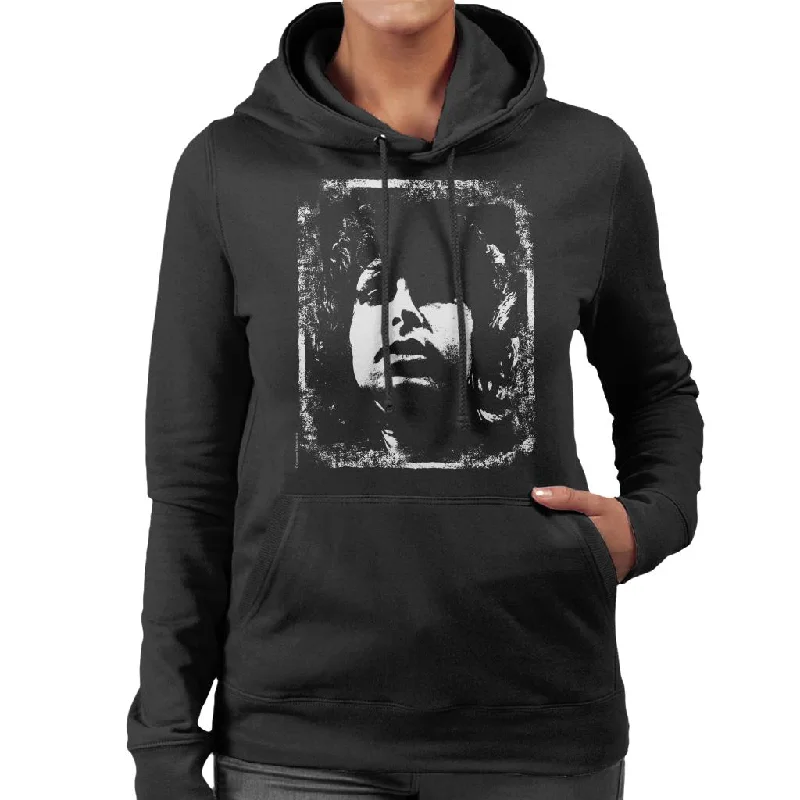 TV Times Jim Morrison Retro Women's Hooded Sweatshirt Hoodie with Rolled Sleeves Casual Relaxed TV Times Jim Morrison Retro Women's Hooded Sweatshirt Hoodie with Rolled Sleeves Casual Relaxed