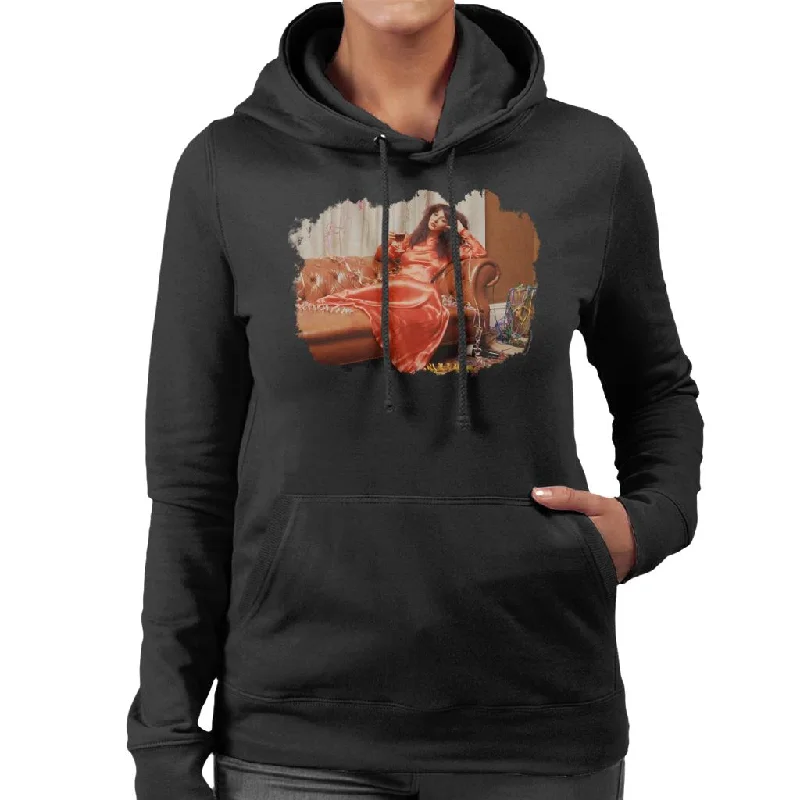 TV Times Kate Bush Laid Back Women's Hooded Sweatshirt Hoodie with Batwing Sleeves Loose Dramatic TV Times Kate Bush Laid Back Women's Hooded Sweatshirt Hoodie with Batwing Sleeves Loose Dramatic