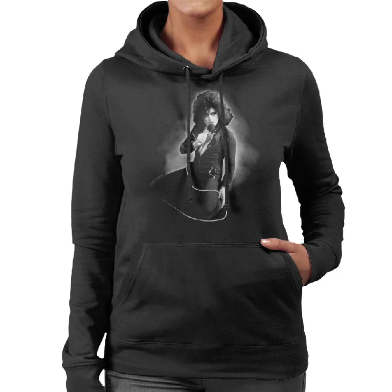 TV Times Marc Bolan Performing With T Rex On Supersonic Women's Hooded Sweatshirt Hoodie with Applique Textured Unique TV Times Marc Bolan Performing With T Rex On Supersonic Women's Hooded Sweatshirt Hoodie with Applique Textured Unique