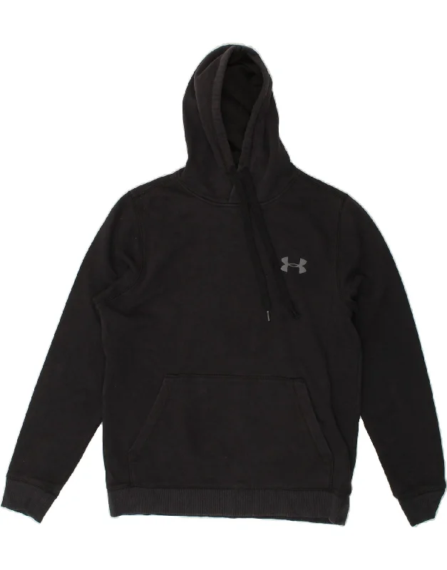 UNDER ARMOUR Mens Cold Gear Hoodie Jumper Small Black Polyester Hoodie with Crew Neck Simple Timeless UNDER ARMOUR Mens Cold Gear Hoodie Jumper Small Black Polyester Hoodie with Crew Neck Simple Timeless