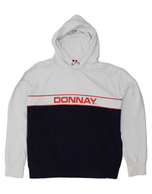 VINTAGE Mens Graphic Hoodie Jumper XL White Colourblock Cotton Hoodie with Camouflage Military Edgy VINTAGE Mens Graphic Hoodie Jumper XL White Colourblock Cotton Hoodie with Camouflage Military Edgy