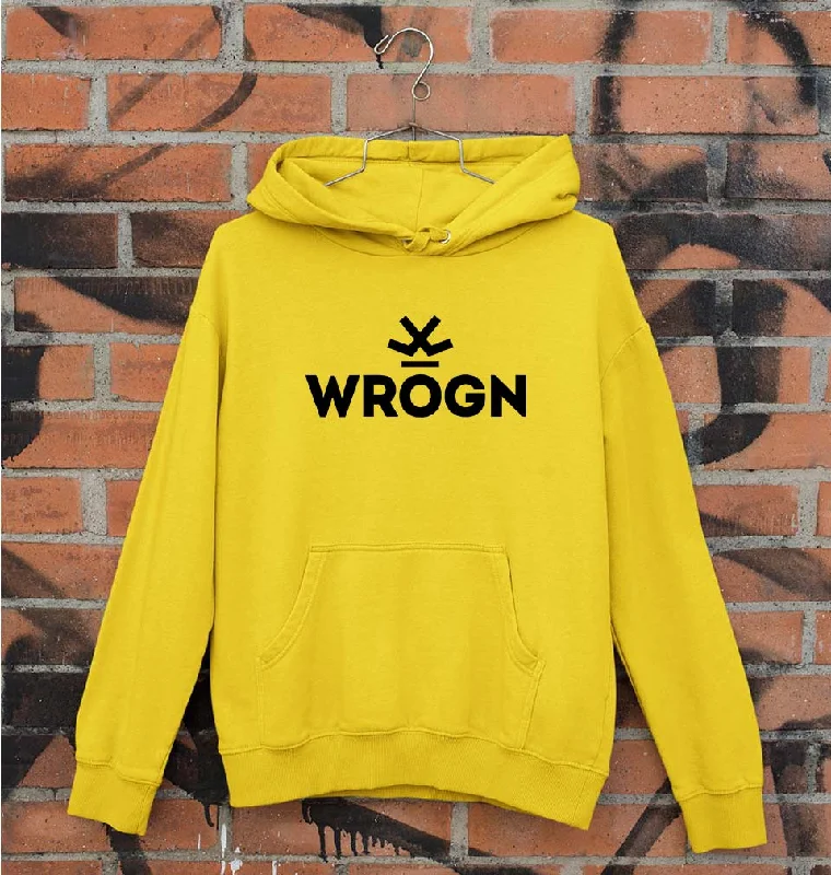 Wrong Unisex Hoodie for Men/Women Hoodie with Distressed Vintage Worn