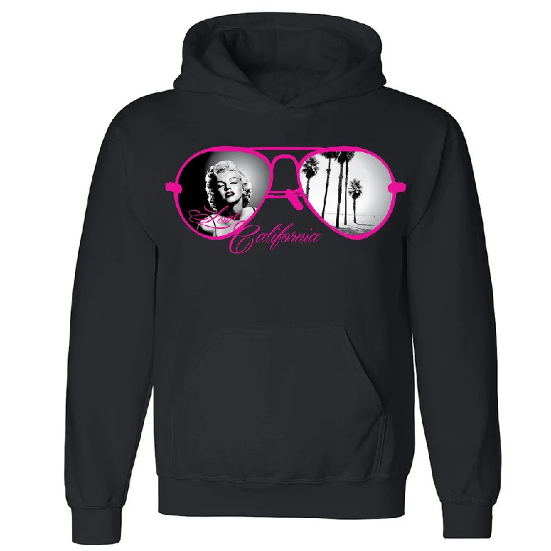 Zexpa Apparelâ„¢ Marilyn Monroe Pink Sunglasses Unisex Hoodie Sexy Starlet Hooded Sweatshirt Hoodie with Raw Hem Edgy Unfinished Zexpa Apparelâ„¢ Marilyn Monroe Pink Sunglasses Unisex Hoodie Sexy Starlet Hooded Sweatshirt Hoodie with Raw Hem Edgy Unfinished