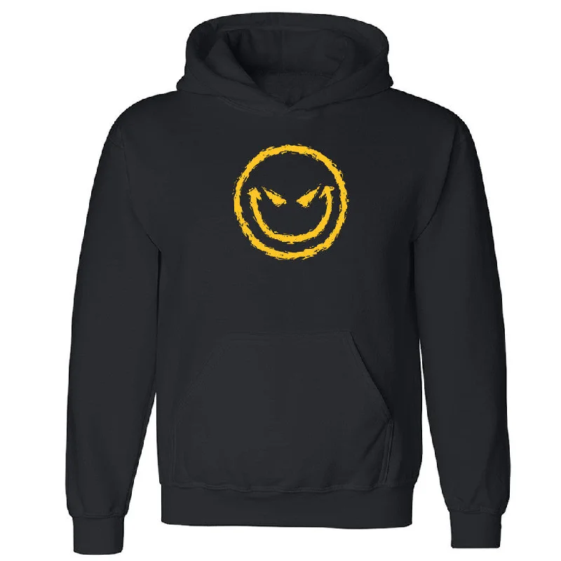 Zexpa Apparelâ„¢ Smiley Evil Face Unisex Hoodie Cool Halloween Costume Graphic Hooded Sweatshirt Hoodie with Set-In Sleeves Structured Classic Zexpa Apparelâ„¢ Smiley Evil Face Unisex Hoodie Cool Halloween Costume Graphic Hooded Sweatshirt Hoodie with Set-In Sleeves Structured Classic