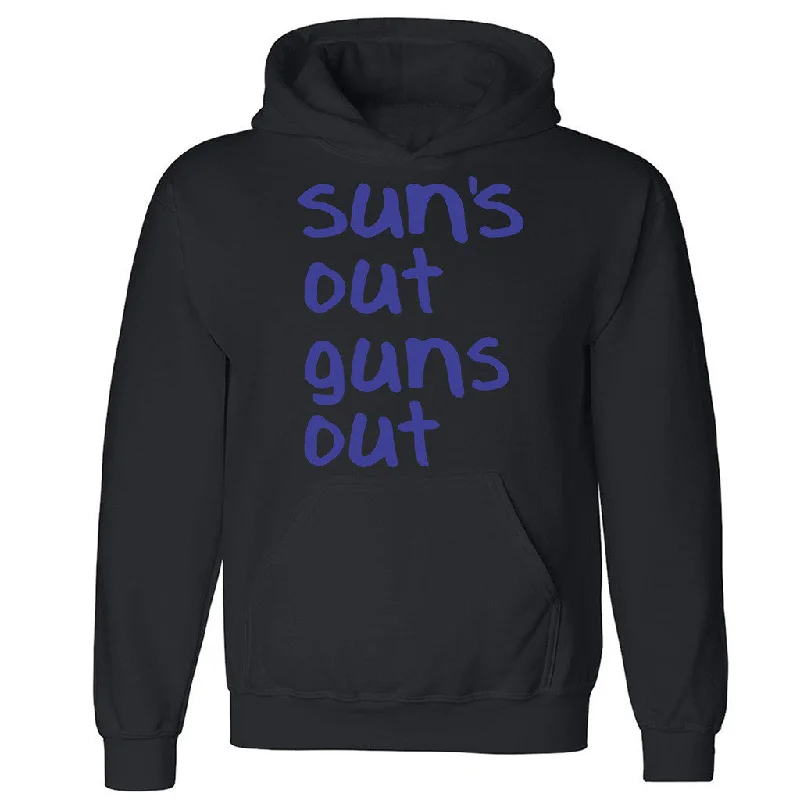 Zexpa Apparelâ„¢ Suns Out Guns Out Unisex Hoodie Bodybuilding Funny Fitness GYM Hooded Sweatshirt Hoodie with Lining Warm Insulated Zexpa Apparelâ„¢ Suns Out Guns Out Unisex Hoodie Bodybuilding Funny Fitness GYM Hooded Sweatshirt Hoodie with Lining Warm Insulated