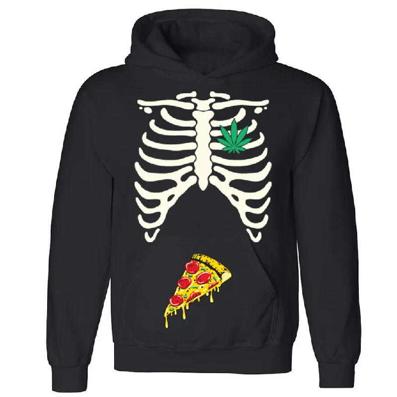 Zexpa Apparelâ„¢ Rib Cage Weed Pizza Munchies Unisex Hoodie Halloween Costume Hooded Sweatshirt Hoodie with Pocket Utility Practical Zexpa Apparelâ„¢ Rib Cage Weed Pizza Munchies Unisex Hoodie Halloween Costume Hooded Sweatshirt Hoodie with Pocket Utility Practical