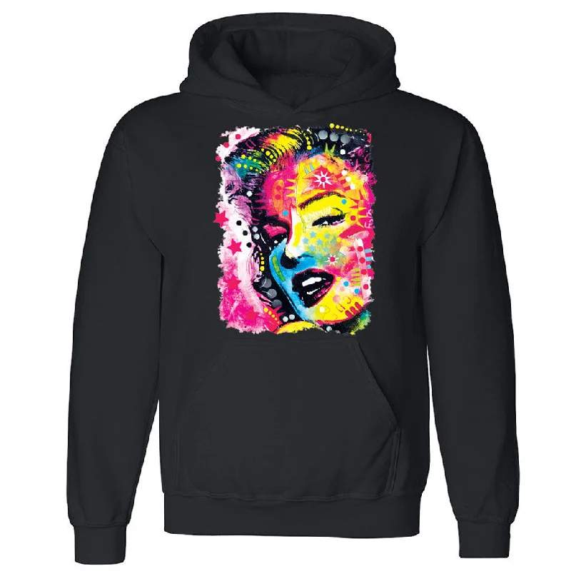Zexpa Apparelâ„¢ Neon Colorful Marilyn Monroe Unisex Hoodie Starlet Cool Shiny Hooded Sweatshirt Hoodie with Hem Embroidery Detailed Premium Zexpa Apparelâ„¢ Neon Colorful Marilyn Monroe Unisex Hoodie Starlet Cool Shiny Hooded Sweatshirt Hoodie with Hem Embroidery Detailed Premium