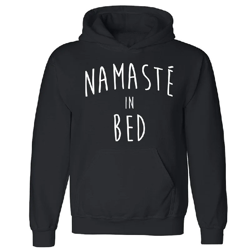 Zexpa Apparelâ„¢ Namaste In Bed Funny Unisex Hoodie Yoga Class Healthy Life Hooded Sweatshirt Hoodie with Hem Frayed Vintage Worn Zexpa Apparelâ„¢ Namaste In Bed Funny Unisex Hoodie Yoga Class Healthy Life Hooded Sweatshirt Hoodie with Hem Frayed Vintage Worn