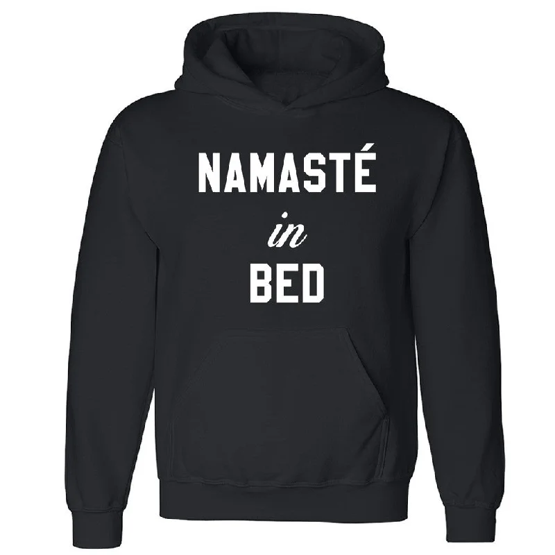 Zexpa Apparelâ„¢ Namaste In Bed Cool Unisex Hoodie Cool Yoga Class Healthy Life Hooded Sweatshirt Zip Hoodie Drawstring Kangaroo Pocket Zexpa Apparelâ„¢ Namaste In Bed Cool Unisex Hoodie Cool Yoga Class Healthy Life Hooded Sweatshirt Zip Hoodie Drawstring Kangaroo Pocket
