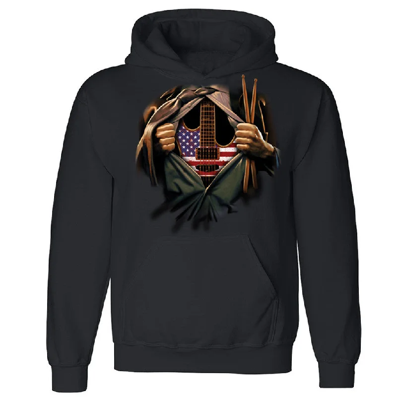 Zexpa Apparelâ„¢ Music In Me Unisex Hoodie Drummer Guitarist Musician USA Flag Hooded Sweatshirt Hoodie Crop Top Short Trendy Zexpa Apparelâ„¢ Music In Me Unisex Hoodie Drummer Guitarist Musician USA Flag Hooded Sweatshirt Hoodie Crop Top Short Trendy