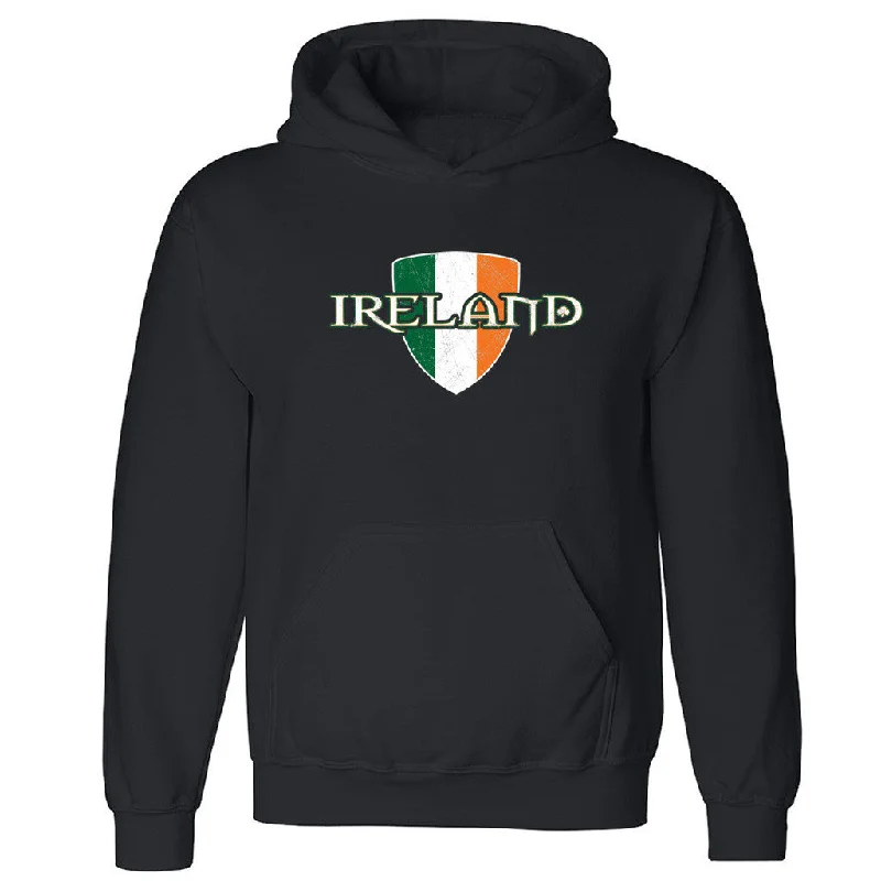Zexpa Apparelâ„¢ Ireland Shield Flag Unisex Hoodie Irish St. Patrick Day Hooded Sweatshirt Hoodie with Patch Decorative Personalized Zexpa Apparelâ„¢ Ireland Shield Flag Unisex Hoodie Irish St. Patrick Day Hooded Sweatshirt Hoodie with Patch Decorative Personalized