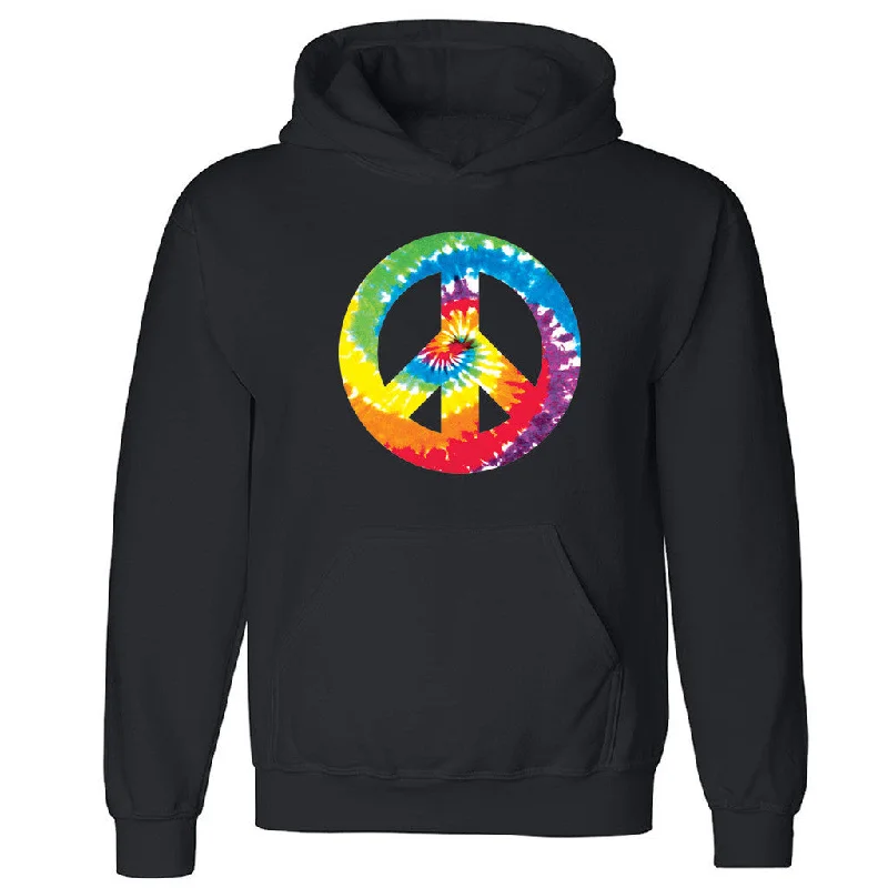 Zexpa Apparelâ„¢ Tie Dye Peace Sign Unisex Hoodie Imagine All The People Equal Hooded Sweatshirt Hoodie with Slit Hem Functional Movement Zexpa Apparelâ„¢ Tie Dye Peace Sign Unisex Hoodie Imagine All The People Equal Hooded Sweatshirt Hoodie with Slit Hem Functional Movement