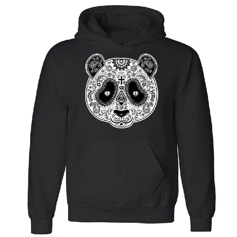 Zexpa Apparelâ„¢ Sugar Panda Skull Unisex Hoodie Day Of Dead Dia De Muertos Hooded Sweatshirt Hoodie with Fur Luxurious Winter Zexpa Apparelâ„¢ Sugar Panda Skull Unisex Hoodie Day Of Dead Dia De Muertos Hooded Sweatshirt Hoodie with Fur Luxurious Winter