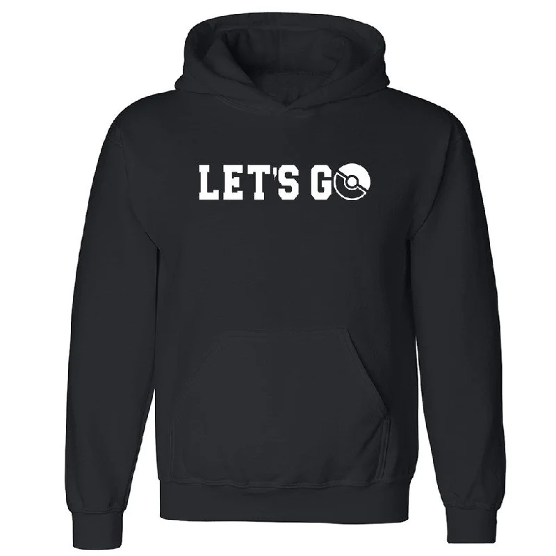 Zexpa Apparelâ„¢ Let's Go Unisex Hoodie Poke Go Fan Gamer Mobile Nav Hooded Sweatshirt Hoodie with Hem Ribbing Snug Secure Zexpa Apparelâ„¢ Let's Go Unisex Hoodie Poke Go Fan Gamer Mobile Nav Hooded Sweatshirt Hoodie with Hem Ribbing Snug Secure