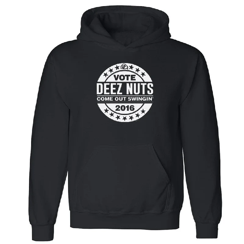 Zexpa Apparelâ„¢ Vote Deez Nuts Unisex Hoodie Elections 2016 Vote for America Hooded Sweatshirt Hoodie with Frayed Bohemian Relaxed Zexpa Apparelâ„¢ Vote Deez Nuts Unisex Hoodie Elections 2016 Vote for America Hooded Sweatshirt Hoodie with Frayed Bohemian Relaxed