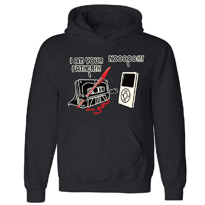 Zexpa Apparelâ„¢ I'm Your Father Unisex Hoodie Casette Darth Vader I-Pod Hooded Sweatshirt Hoodie with Drawcord Adjustable Secure Zexpa Apparelâ„¢ I'm Your Father Unisex Hoodie Casette Darth Vader I-Pod Hooded Sweatshirt Hoodie with Drawcord Adjustable Secure
