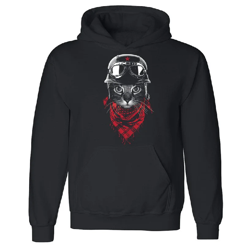 Zexpa Apparelâ„¢ Retro Biker Cat Bandana Unisex Hoodie Cat Design Cool Cat Hooded Sweatshirt Hoodie with Thumb Holes Functional Cozy Zexpa Apparelâ„¢ Retro Biker Cat Bandana Unisex Hoodie Cat Design Cool Cat Hooded Sweatshirt Hoodie with Thumb Holes Functional Cozy
