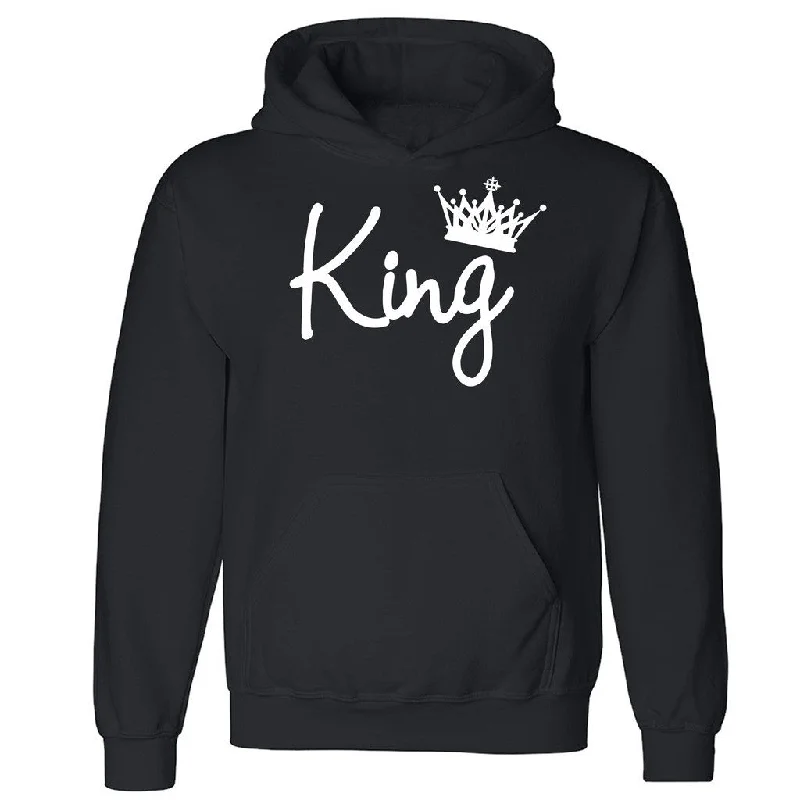 Zexpa Apparelâ„¢ King Crown Couple Matching Unisex Hoodie Valentines Day Gift Hooded Sweatshirt Hoodie with Hem Patch Decorative Personalized Zexpa Apparelâ„¢ King Crown Couple Matching Unisex Hoodie Valentines Day Gift Hooded Sweatshirt Hoodie with Hem Patch Decorative Personalized