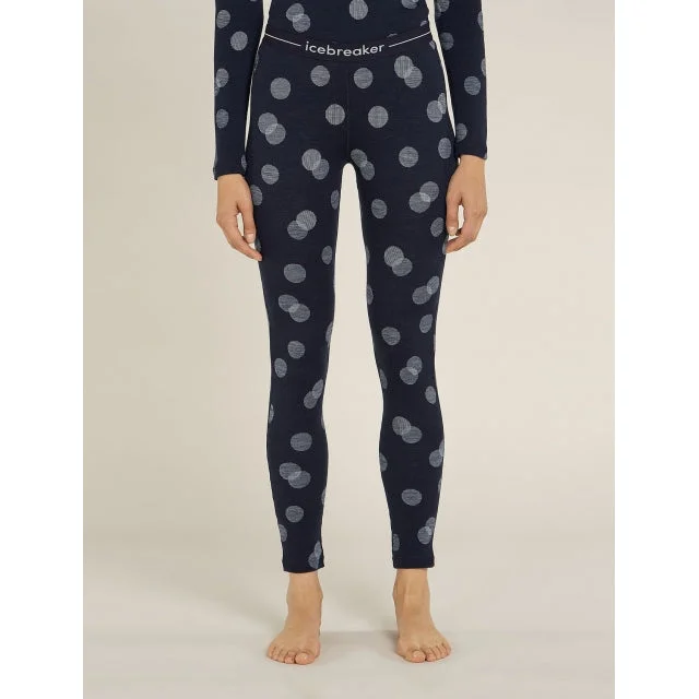Women Merino 260 Vertex Leggings Falling Flakes Cozy Cotton Leggings