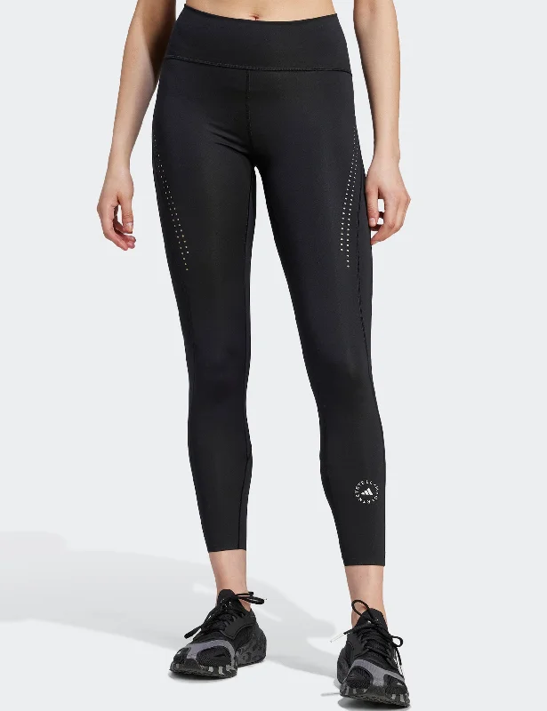 TruePurpose Optime Training Leggings - Black Fashionable Solid Color Tights