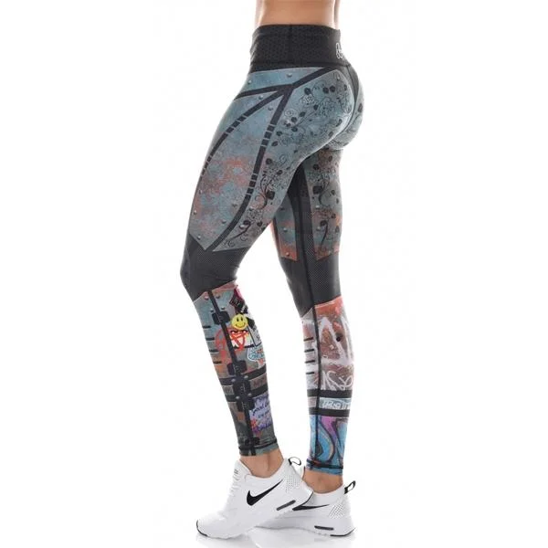 Anarchy Apparel Berliner Compression Leggings Fashionable Ribbed Knit Leggings